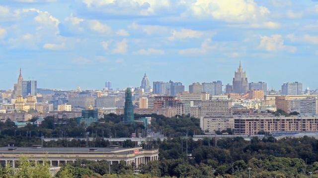 Вид на Москву с Воробьевых гор смотреть онлайн
