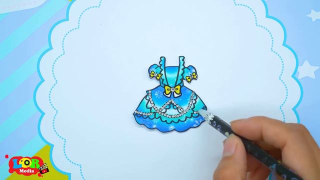 Paper Dolls Dress Up - Elsa Fire Rich Vs Poor Frozen Orphan Sister Dress - DIY Dresses Handmade