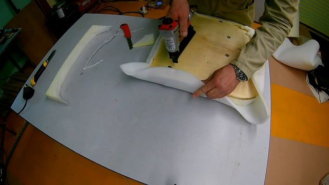 Ремонт сиденья компьютерного кресла: замена поролона