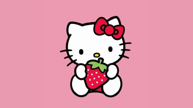 10 Hours Of Pink Hello Kitty Background | Backdrop | Wallpaper |Screensaver | 4K HD