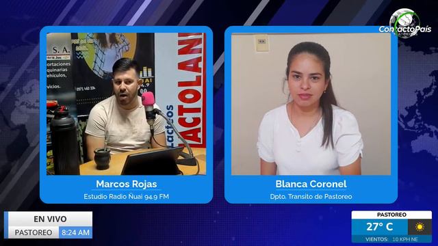 Nota con Blanca Coronel - Dpto. de Transito de Juan Manuel Frutos смотреть онлайн
