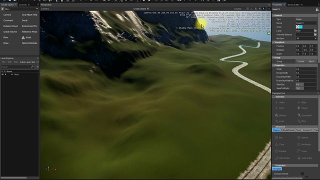 Cryengine V (Cryengine 5) #4 Создание дороги, перекрестка. Настройка. Road смотреть онлайн