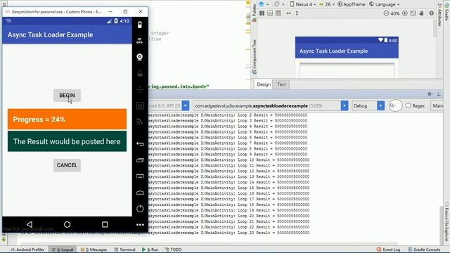 Async Task Loader Tutorial with KOTLIN смотреть онлайн