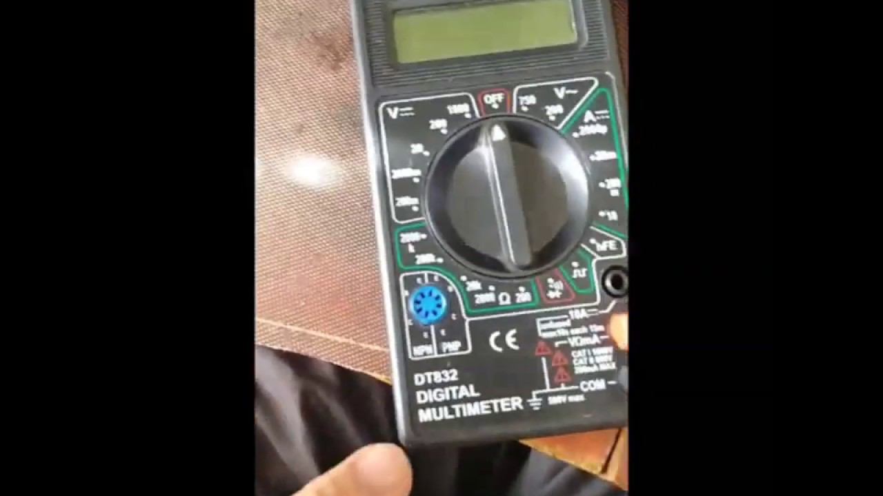 Мультиметр DT832 - Ремонт прозвонки