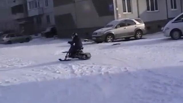 испытание снегохода.flv