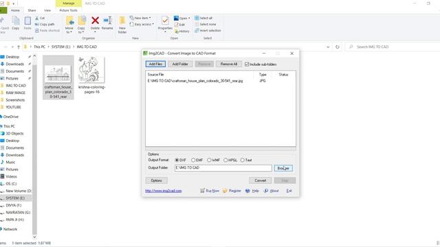 Image file convert to Autocad in Hindi ( cad file converter ) смотреть онлайн