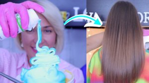 Карамельный цвет Пенной Баней для волос | Быстрое Тонирование волос в русый | Окрашивание в русый