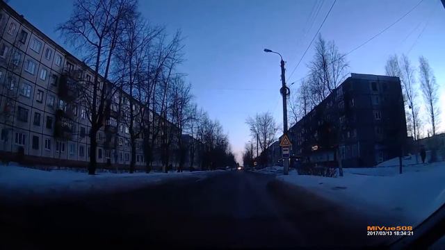 г.Северодвинск, ул.Дзержинского, о.Ягры. 13.03.2017г. смотреть онлайн