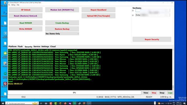 VIVO V2057 PD2103F REPARACION DE IMEI CON INFINITYCM2 смотреть онлайн