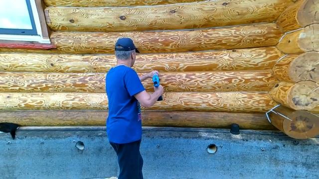 Герметизация пазов. Тёплый шов быстро и аккуратно. смотреть онлайн