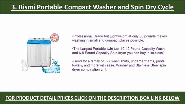 ✅7 Best Portable Washers Dryer Reviews 2022 | Portable Washers Dryer Reviews смотреть онлайн