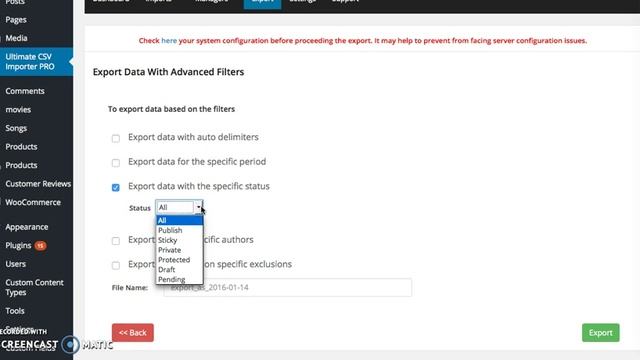 WP Ultimate CSV Importer - Export WordPress content as CSV смотреть онлайн