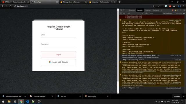 Angular Firebase gmail login part 2/2 (Gmail login) смотреть онлайн