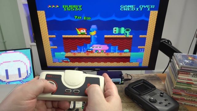 Retro/Present - NEC PC Engine / TurboGrafx-16 and RG351V retro gaming handheld from Anbernic смотреть онлайн