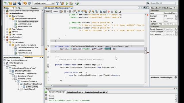 23 JavaSwing Table Selection (in Arabic) смотреть онлайн