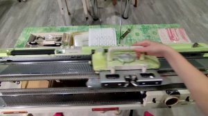 Вязальная машина Silver Reed (Riccar 704k) tuck, slip.