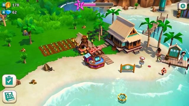 FarmVille: Tropic Escape - #1 Знакомство и Открытие Отеля! Детская развивающая игра как мультик.