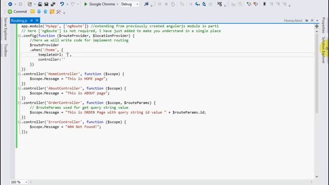 Part 9 - How to implement AngularJS Routing in ASP.NET MVC application смотреть онлайн