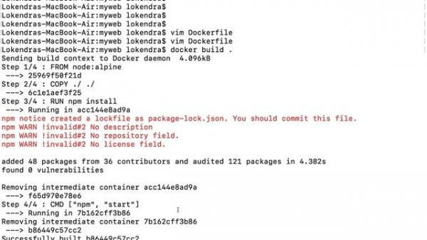 How to fix missing file error with Docker Container
