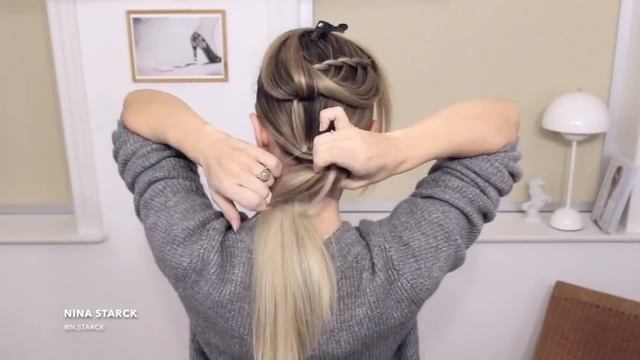 15 Beautiful Braids, Buns and Updos - Easy Hairstyle Tutorial смотреть онлайн