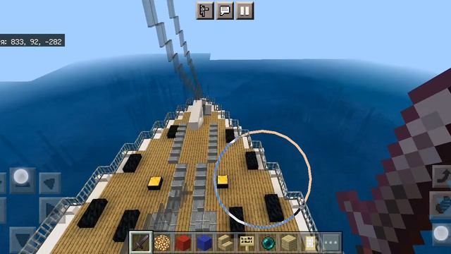 Построил Титаник в Майнкрафте!