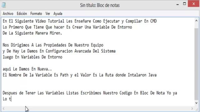 Como Ejecutar y Compilar Archivos .java En CMD смотреть онлайн