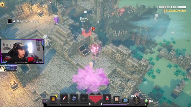 Raging at Minecraft Dungeons смотреть онлайн