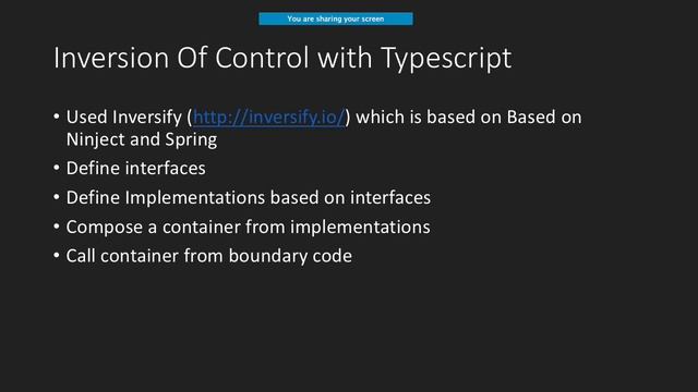 An Introduction to TypeScript and Inversion of Control смотреть онлайн