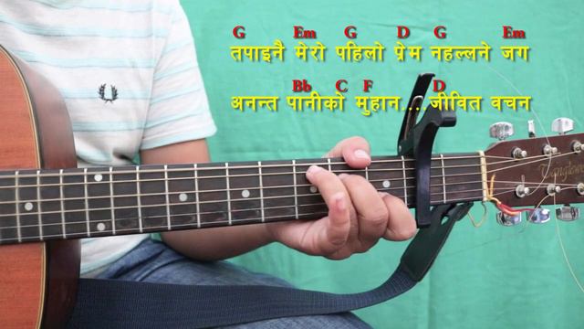 Yo Mero ll Adrian Dewan ll Guitar chords with Lyrics смотреть онлайн