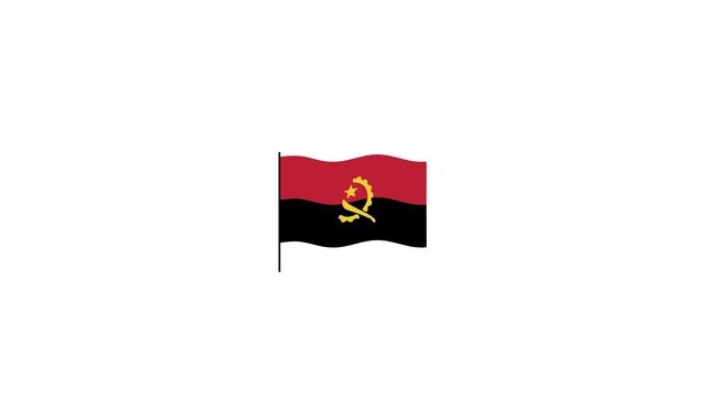 Angola flag Lottie JSON animation смотреть онлайн