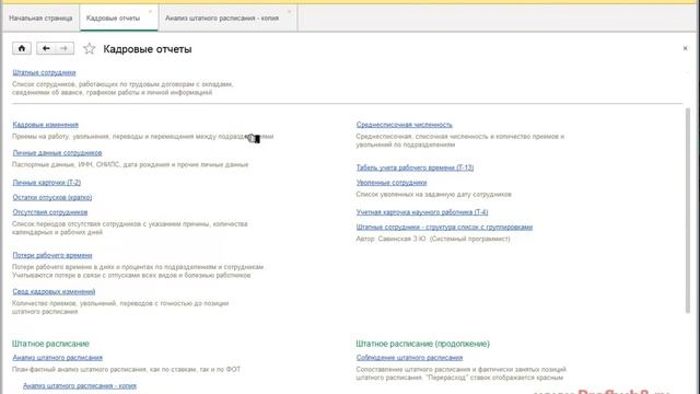 Настройки отчетов в 1С:ЗУП 3.0 - Сохранение варианта отчета смотреть онлайн