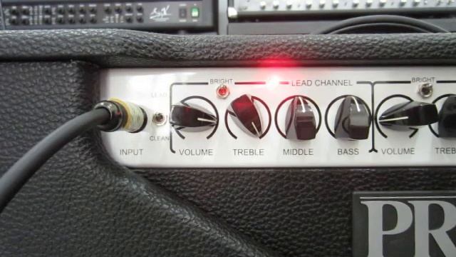 PRS SE 20 1x12 20 Watt Tube Combo Guitar Amplifier Lead Channel Sound Demo смотреть онлайн