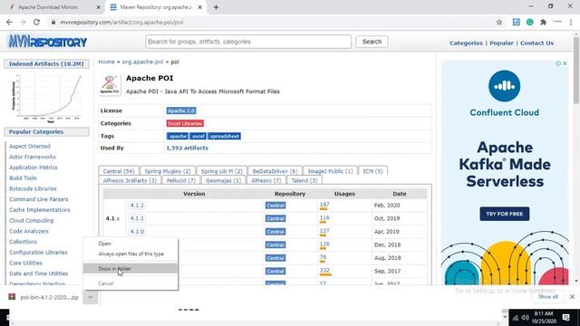 Excel Read/Write Using Apache POI API Part01 смотреть онлайн