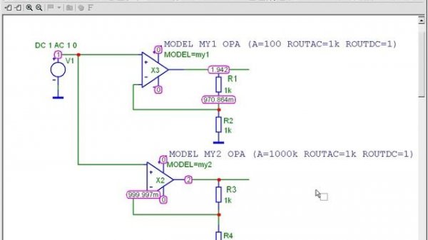Micro-Cap. Простой cтатичеcкий анализ