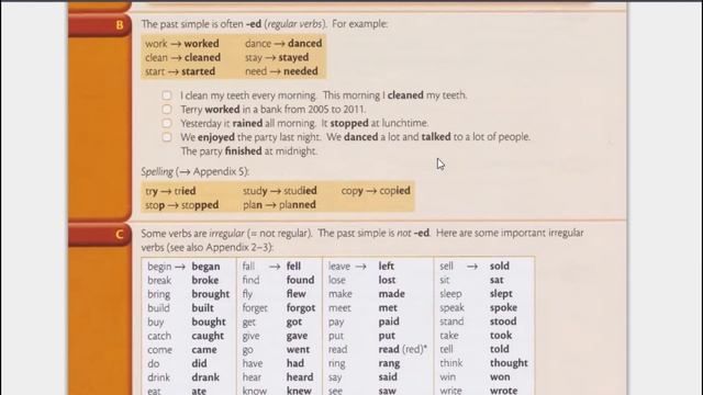 Past Simple in Use: упражнения в Past Simple (to be, правильные, неправильные глаголы) смотреть онлайн