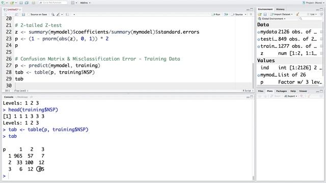 Multinomial Logistic Regression with R | 3. Confusion Matrix & Misclassification Error смотреть онлайн