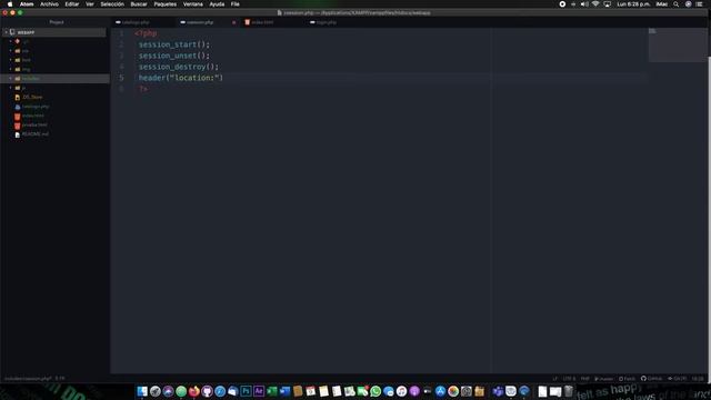 Destrur variable de sesion en nuestro web app es cerrar la sesion. смотреть онлайн