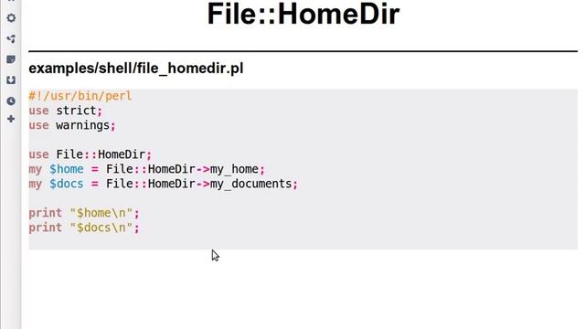 Beginner Perl Maven tutorial: 11.7 - File::HomeDir смотреть онлайн