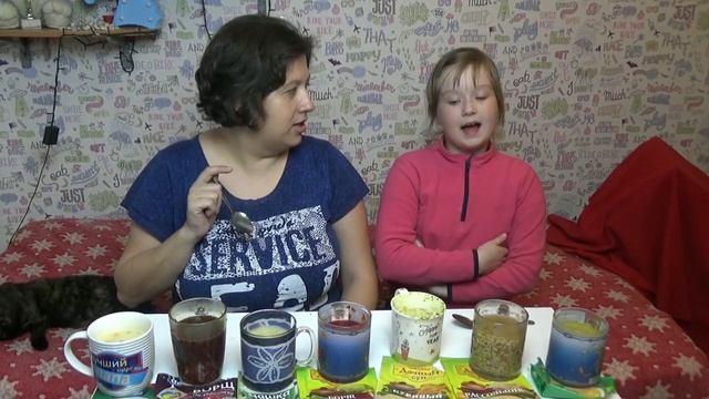 Пробуем супы  из пакетика Пробуем дешевую еду Челлендж Остаться в живых Веселая семейка