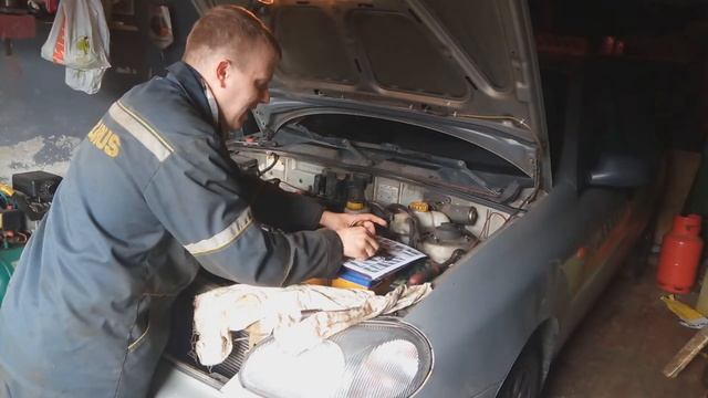 РСР 7 Замена прокладки ГБЦ Ланос смотреть онлайн