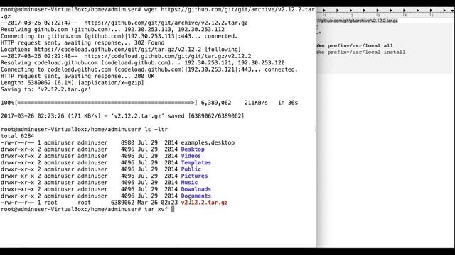 git latest version install on linux rhel,centos,ubuntu смотреть онлайн