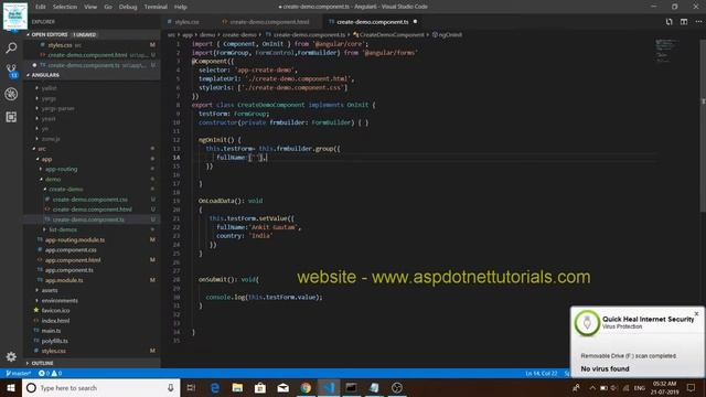 How to use form builder in angular 6 || #angular 6 tutorials 6 смотреть онлайн