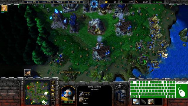 Two arrow towers delay the opening of mines | War3 | W3 | Warcraft 3 смотреть онлайн