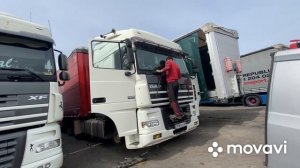 #74 Замена лобового на DAF/ собираюсь в новый рейс)