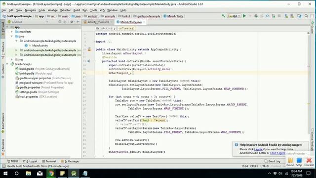 Create Table Layout Dynamically in android смотреть онлайн