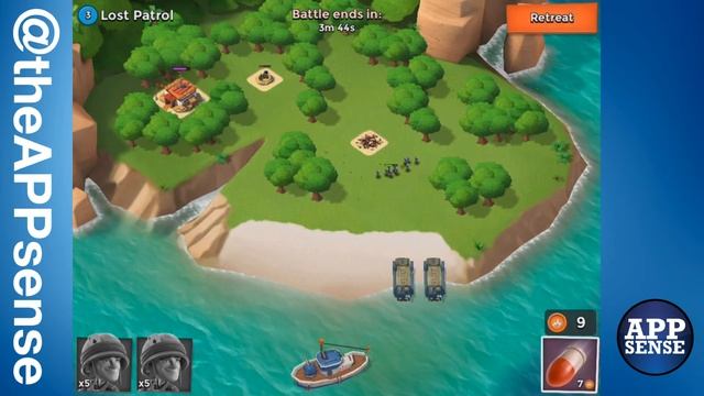 Lost Patrol (3) Single Player Island - Boom Beach Walkthrough смотреть онлайн