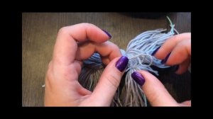 новогодняя поделка.поделка в сад. лошадка из ниток.