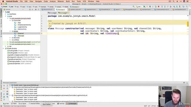 Kotlin Class 80 Send and receive message || Kotlin Class tutorial || Kotlin Class смотреть онлайн