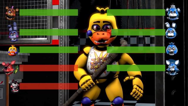 [SFM FNaF] Top 10 ROCKSTAR VS Fights WITH Healthbars смотреть онлайн