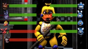 [SFM FNaF] Top 10 ROCKSTAR VS Fights WITH Healthbars